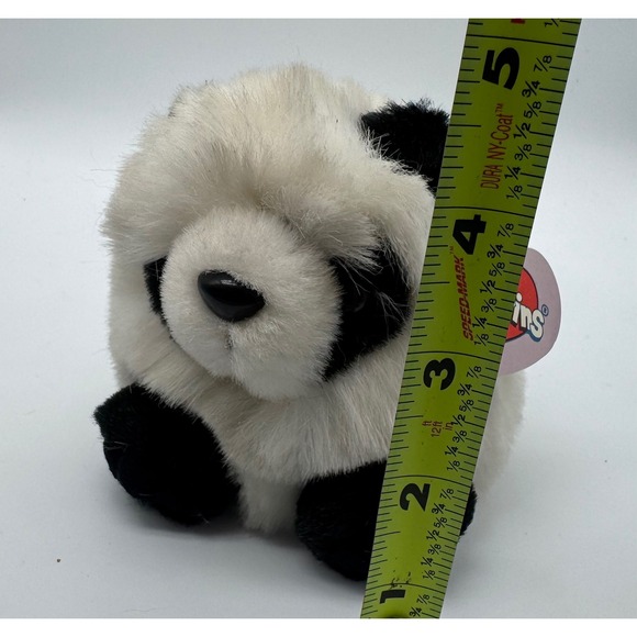 1997 TY  Puffkins Peter Panda Plush Stuffed Animal Heart w tags - Picture 10 of 10